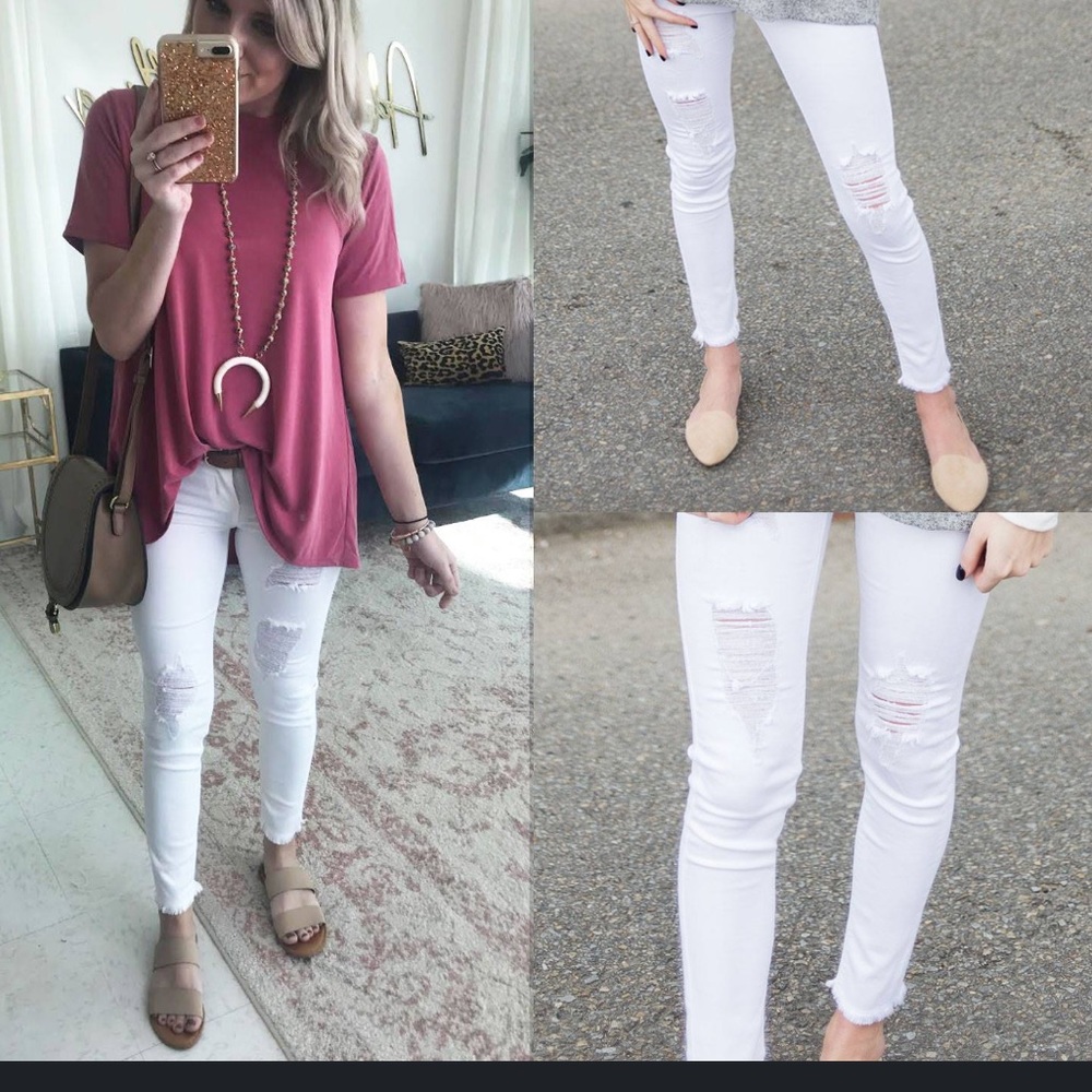 White Jeans just black 26